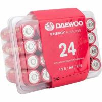 Батарейки щелочные Daewoo ENERGY LR6 AA BOX24, 24 шт