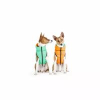 Куртка для собак двусторонняя светящаяся AiryVest Lumi, оранжево-салатовая, размер XS 22 Коллар 2112