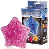 3D-Пазл Yuxin "Звезда" Crystal Puzzle, Розовая