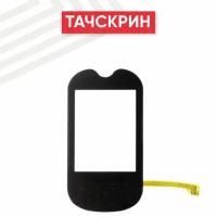 Сенсорное стекло (тачскрин) для мобильного телефона (смартфона) Alcatel OneTouch (708), 2.4", черное