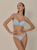 Бюстгальтер infinity lingerie, размер 75C, голубой