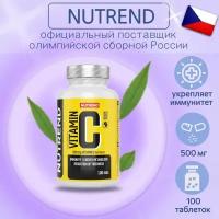 Витамин C с Шиповником NUTREND, 500 мг, 100 капсул, Чехия vitamin c