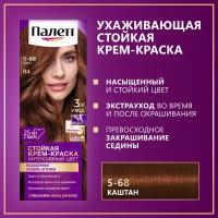 Palette Стойкая крем-краска R4 (5-68) Каштан, 110 мл