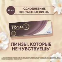 Линзы контактные мягкие Dailies Total 1 ® 30 pk /Диоптрии -1.25 /Радиус 8.5 /Диаметр 14.1