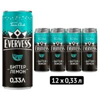 Газированный напиток Биттер Лемон Эвервесс/Evervess 0.33л X12