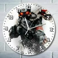 Настенные часы УФ с рисунком Игра Killzone Shadow Fall - 2335