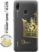 Силиконовый чехол с принтом True Queen для Honor 10 Lite / Huawei P Smart (2019) / Хуавей П Смарт (2019) / Хонор 10 Лайт