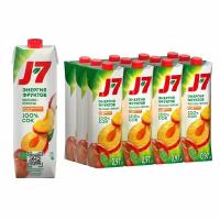 Сок J7 Яблоко-Персик, без сахара