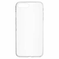 Чехол-накладка Skinbox для Apple iPhone 8 Plus Slim Silicone 4People Прозрачный