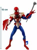 Фигурка Человек-паук в броне Spider-Man (подвижная, аксессуары, 15 см)