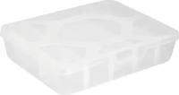 Органайзер Master-comfort универсальный прозрачный пластик, контейнер для хранения строительных аксессуаров метизов гвоздей 19x16x4,5 см Blocker
