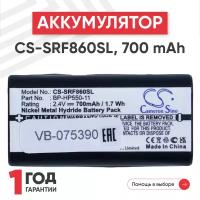 Аккумуляторная батарея (АКБ) CameronSino CS-SRF860SL для беспроводных наушников (гарнитуры) Sony MDR-IF245RK, KMDR-RF810, 2.4В, 700мАч, 1.68Вт, Ni-Mh