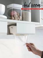 Диспенсер для бумажных полотенец / Салфетница / Контейнер держатель салфеток настенный / Диспенсер для туалетной бумаги