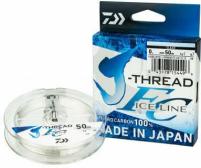 DAIWA Леска флюорокарбон DAIWA J-THREAD FLUORO CARBON ICE LINE (dw40003073 (50 м 0,33мм) )