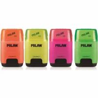 Ластик -точилка Milan Compact Fluo, цв в асс 4719116