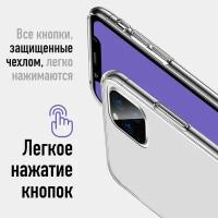 Силиконовый чехол накладка прозрачный для HTC Desire 828