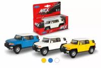 Машинка WELLY TOYOTA FJ CRUISER / модель машины 1:38 с пружинным механизмом / цвет в ассортименте