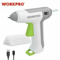 Аккумуляторный клеевой пистолет WORKPRO 3,6 В, с 20 стержнями