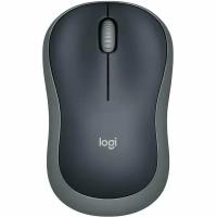 Мышь Logitech M185 черныйсерый оптическая 1000dpi беспроводная USB1.1 для ноутбука 2but