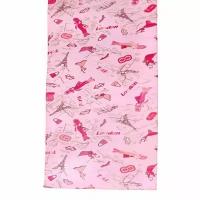 Модный розовый женский шарф 38511