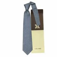 Элегантный серый галстук Celine 838683
