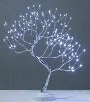 Светодиодная лампа в форме дерева / бонсай / Ночной светильник с сенсорным управлением / декоративный светильник / холодное свечение