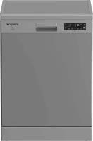 Посудомоечная машина HOTPOINT HF 5C84 DW X, полноразмерная, напольная, 59.8см, загрузка 15 комплектов, нержавеющая сталь [869894700030]