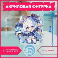 Акриловая фигурка статуэтка аниме игра геншин genshin фурина статуэтка для дома