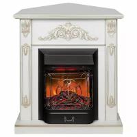 Электрокамин RealFlame ANITA CORNER STD/EUG WT-519G с очагом Majestic Lux Black