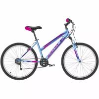 Женский велосипед Black One Alta 26 голубой/розовый/фиолетовый 14,5'