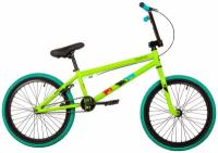 Велосипед Novatrack Wolf 20" зеленый 20BMX.WOLF.GN23