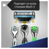 Сменные кассеты Mach 3 Turbo, в упаковке 2 шт