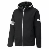 Толстовка Puma Power Cat Full-Zip Hoodie черный S