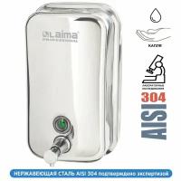 Дозатор для жидкого мыла Laima Professional Inox 1 л нержавеющая сталь зеркальный 605393 (1)