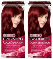 Garnier Краска для волос Color Sensation, тон 5.62 Царский гранат, 2 шт