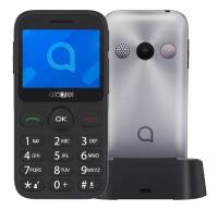 Телефон Alcatel 2020X, 1 micro SIM, серебристый