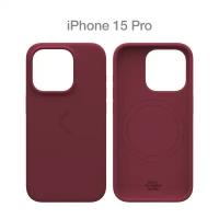 Защитный чехол COMMO Shield для Apple iPhone 15 Pro, с магнитным кольцом, Bordo (Wine)