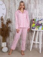 Пижама, размер 48, розовый