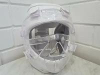 Шлем для каратэ "Сталь ст3" со сменной пластиковой маской, S-размер