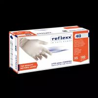 Reflexx | Одноразовые перчатки латексные 24 см. Размер-L. 5,4 гр. Толщина 0,09 мм