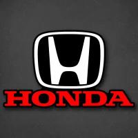 Наклейка на авто "HONDA logo - Хонда Лого" 24x14 см