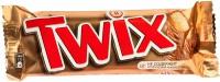 Печенье песочное Twix с карамелью и шоколадом 2шт*27.5г