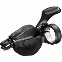 Шифтер Shimano SLX, M7100, левый, 2 скорости, без индикатора, трос 1800мм, черный, без упаковки