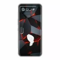 Дизайнерский силиконовый чехол для асус Рог Фон 7 / 7 Ультимейт / ASUS ROG Phone 7 Яркие абстракции