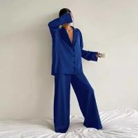 Пижама, размер S, синий