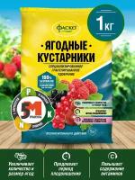 Удобрение сухое Фаско 5М минеральное для Ягодных кустарников гранулированное 1 кг 2 упаковки