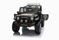 XMX EVA 12V детский электромобиль джип с полным приводом черный XMX618-4WD-BLACK