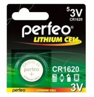 Perfeo Батарейка CR1620 Lithium Cell 3V, 1 шт