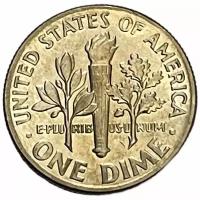 США 10 центов (1 дайм) 1974 г. (Dime, Рузвельт)