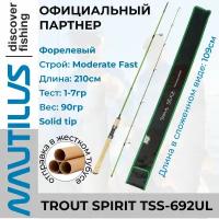 Спиннинг Nautilus Trout Spirit Tss-692ul, 2.10 м, тест 1-7 г Nautilus 9805189